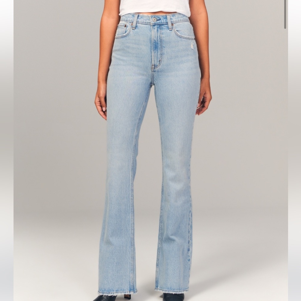 Abercrombie 70’s vintage flare ultra high rise
